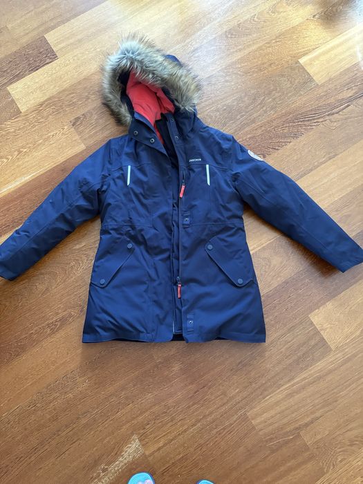 Ciepla zimowa parka Quechua, 10-11 lat, 141-148
