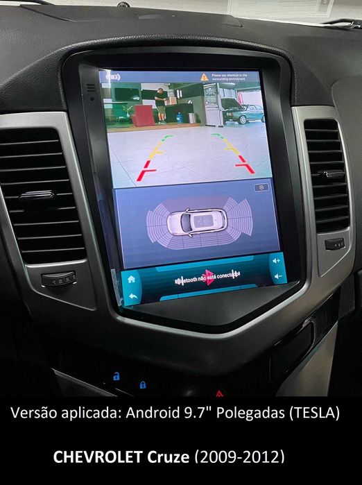 Rádio 2DIN Chevrolet CRUZE (2009 até 2015) • Android GPS 4+32GB
