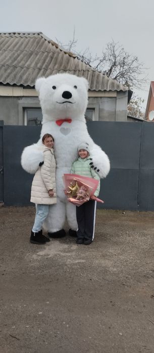 Привітання від ведмедика 1200 гривень плюс подарунок