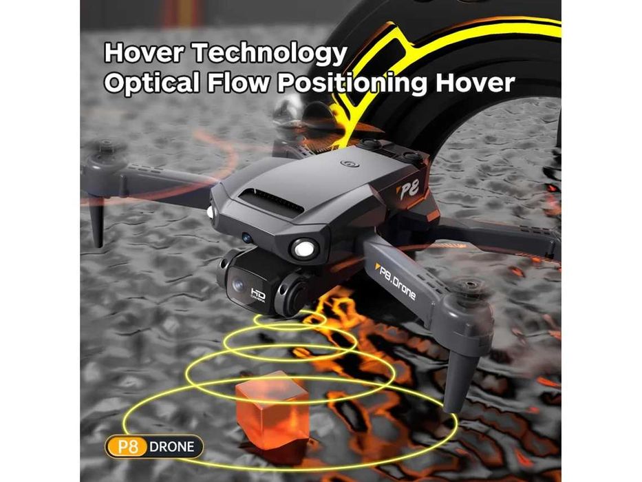 Drone dobrável com WiFi e dupla Câmara 4K