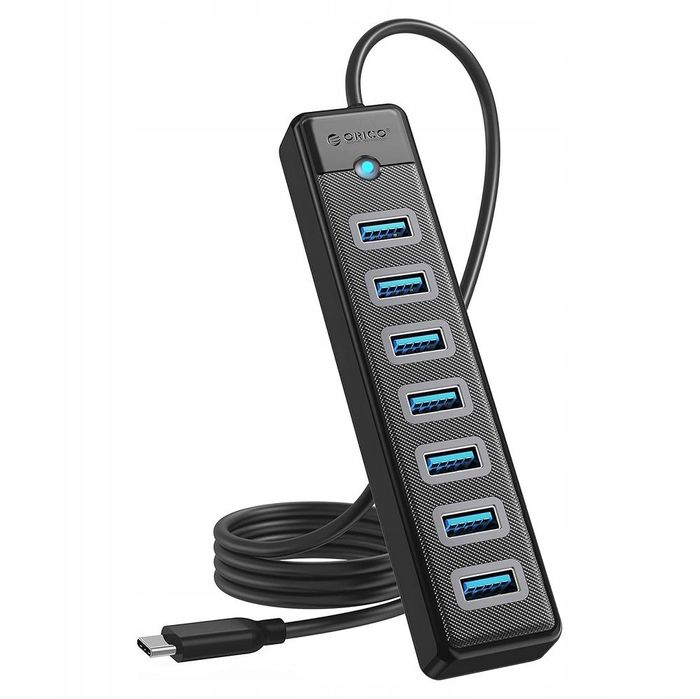 Orico Hub USB C 7in1  rozgałęźnik portów USB