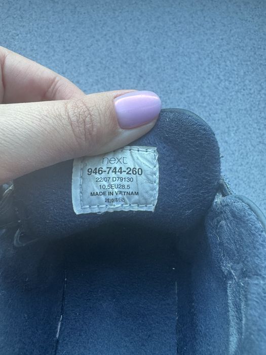 Хайтопи, кроссовки для мальчика Next, 18,7 см