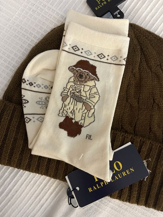 Polo Ralph lauren bear skarpetki mis