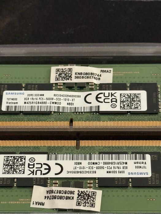 Memoria RAM DDR5 SODIMM 2x8GB