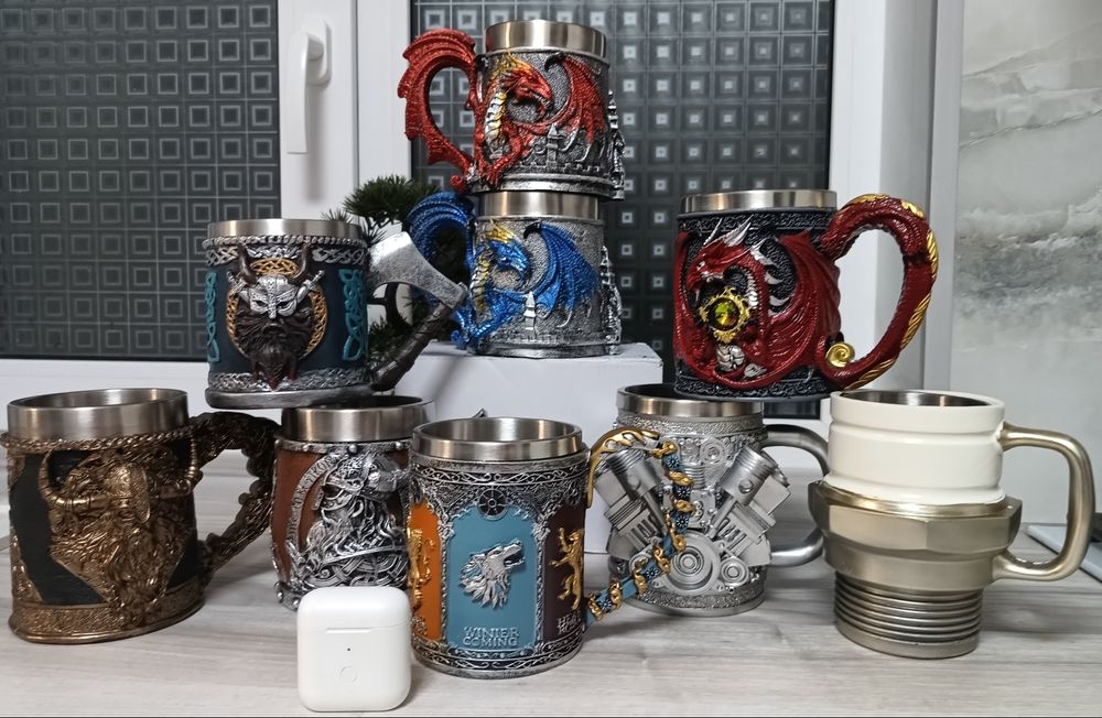 Келих 3Д, кружка, чашка 3d, бокал для пива, подарунок для чоловіка