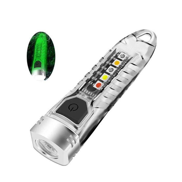 Ліхтар-брелок BORUIT V1 EDC акумуляторний, світлодіод 400lm TypeC IPX6