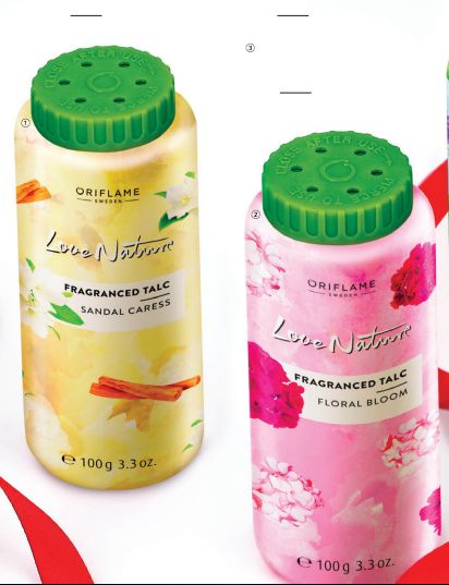 2 Unidades Pó de Talco Perfumados