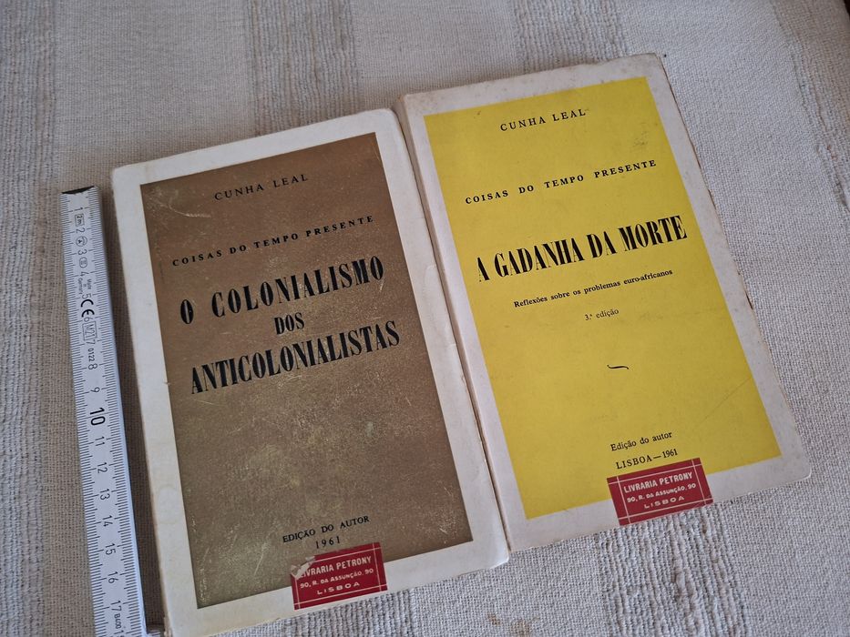 Dois livros de Cunha Leal. Ultramar Colonialismo