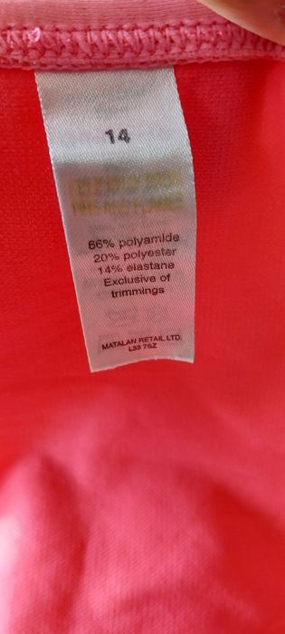 Majtki różowe bikini od stroju