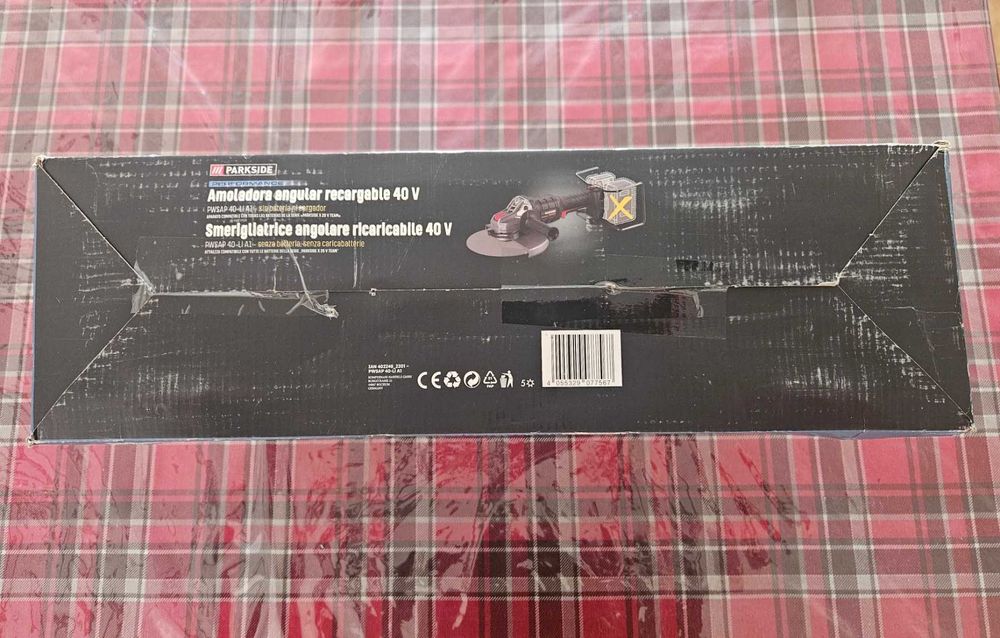 Rebarbadora angular NOVO Parkside Performance