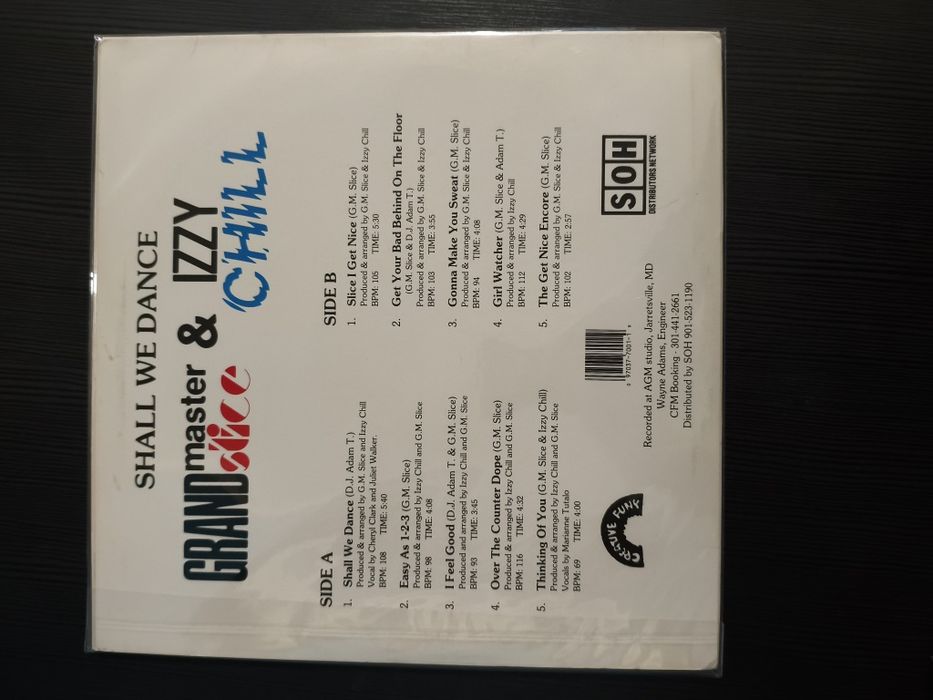 Grand Master Slice & Izzy Chill - Shall we dance LP vinil