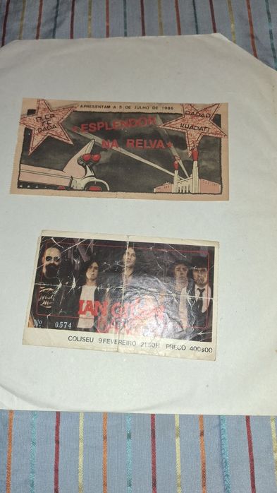 Mler if dada radar khadafi bilhete Ian Gillan band