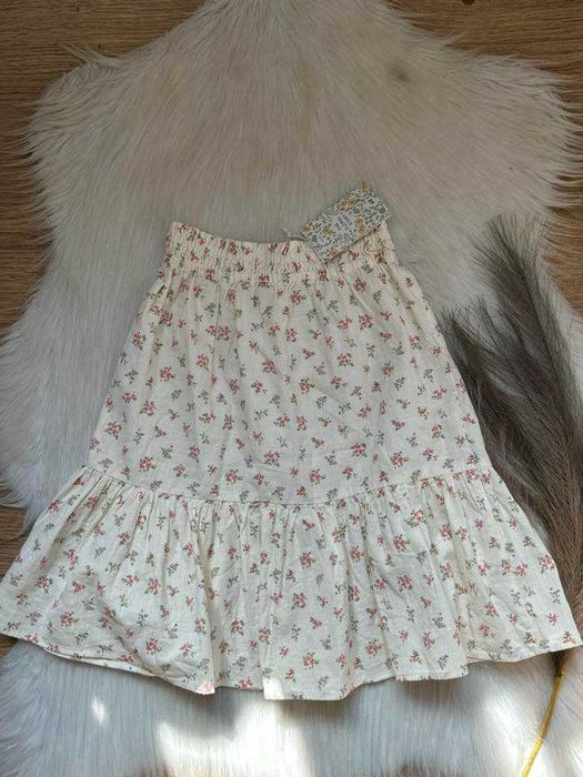 Nowa spódnica w kwiaty 122/128 H&M