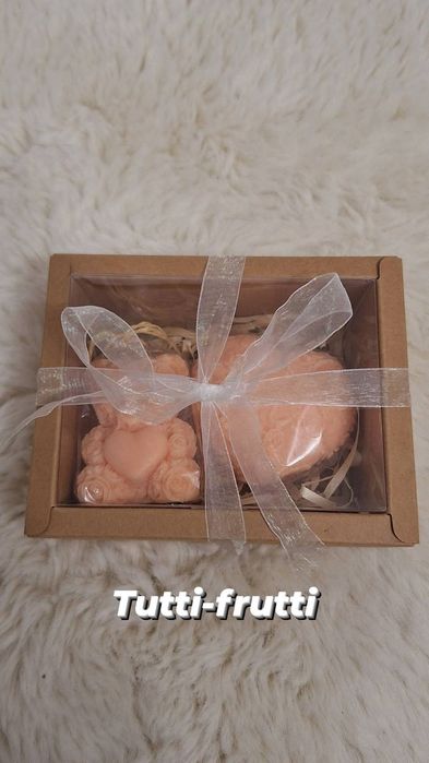 Walentynkowy miś mydełko box prezent