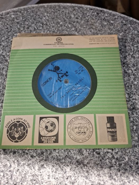 Vinil single copa do mundo Brasil 70