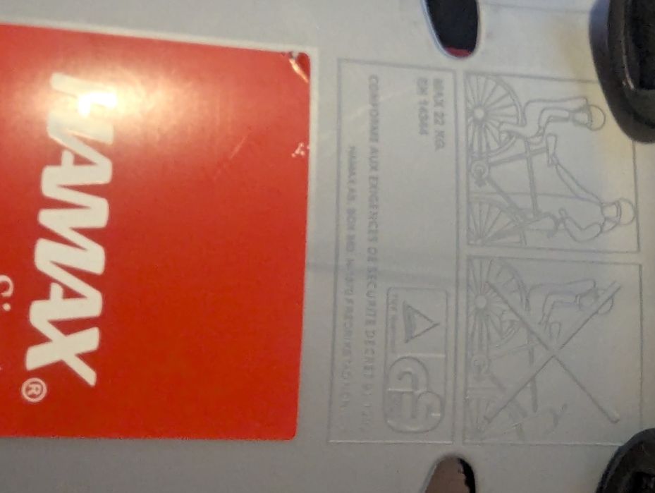 Hamax siesta - cadeira bicicleta