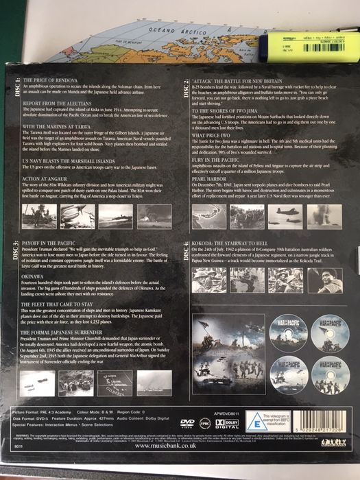 Box Dvd Documentario 2 Guerra mundial no Pacifico