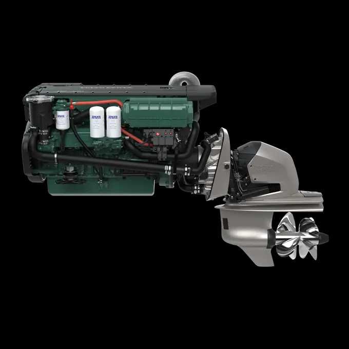 3 motores c/ coluna - Volvo Penta D6 340 DPI + Extras