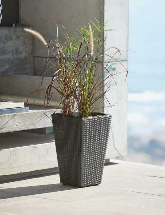 Floreira - Vaso para decoração interna e externa | L31 x C31 x A50 cm [2 pelo preço de 1]