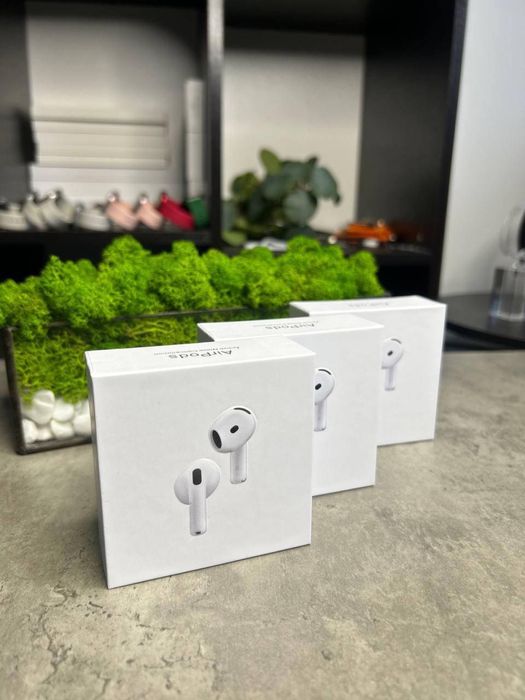 Аірподс 4 Lux 2024  з шумозаглушенням і гіроскопом + Чохол !