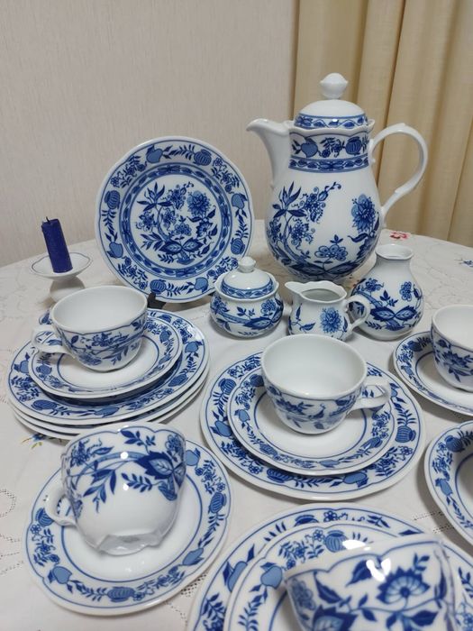 Порцеляна, Синя цибуля , Синий лук, від Kahla,Tirschenreuth