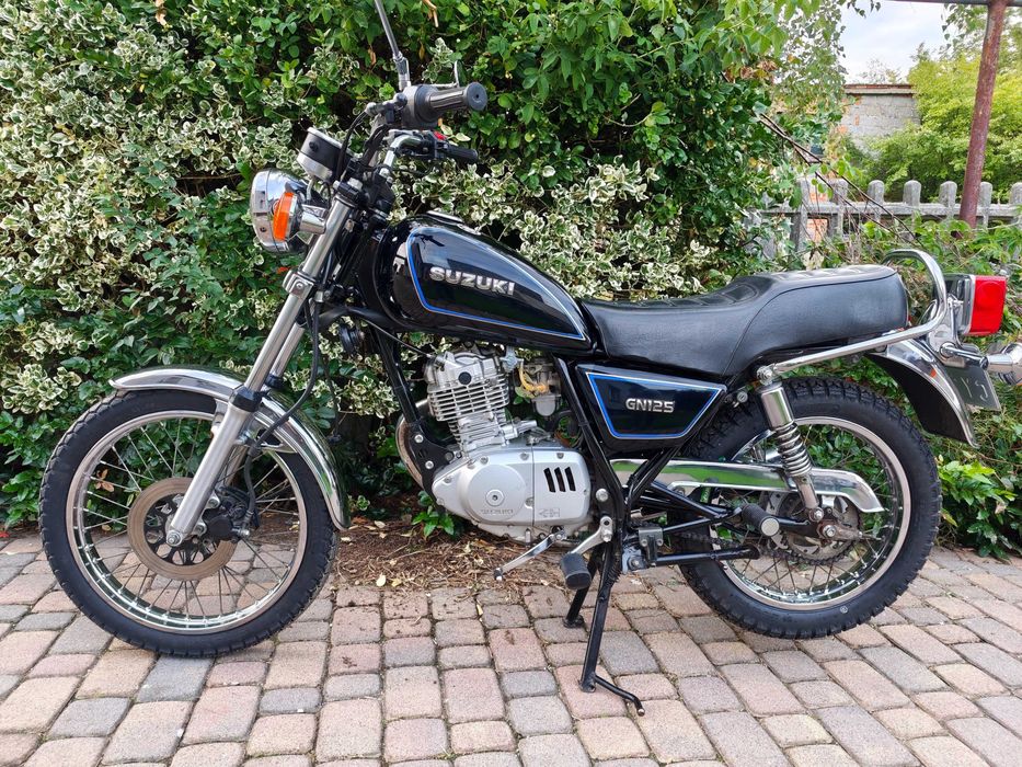 Suzuki GN 125, 1997, OC+PT 08.2027, 20tys. km, nowe ogumienie, gotowy do jazdy,