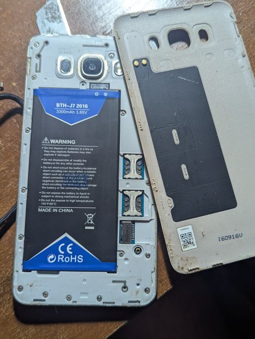 Samsung J7 2016 не рабочий