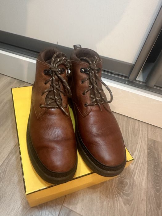 Ботинки Clarks Gortex Кожа Флис