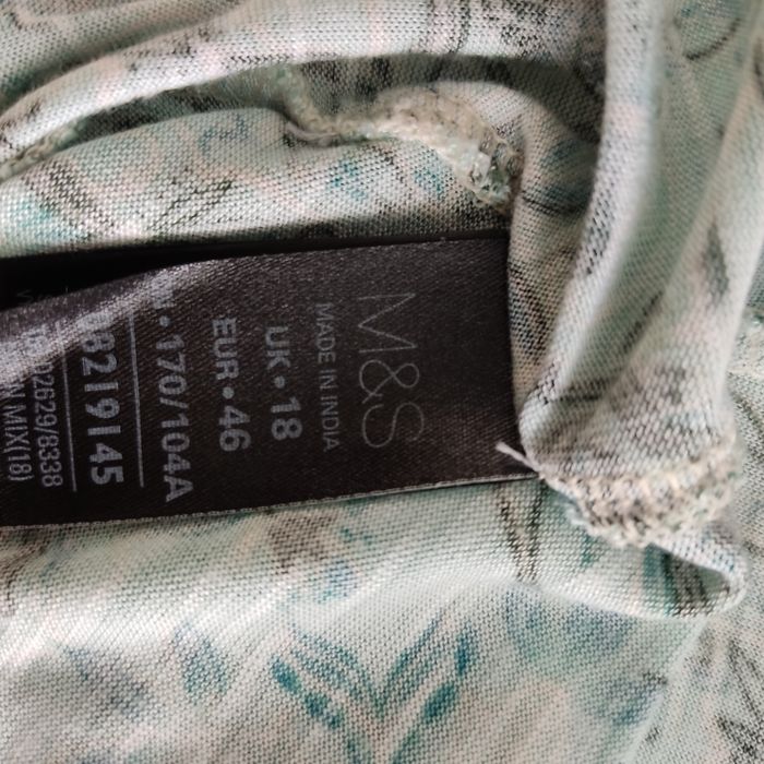 Marks & Spencer Indigo collection sukienka z viskozy 42/44