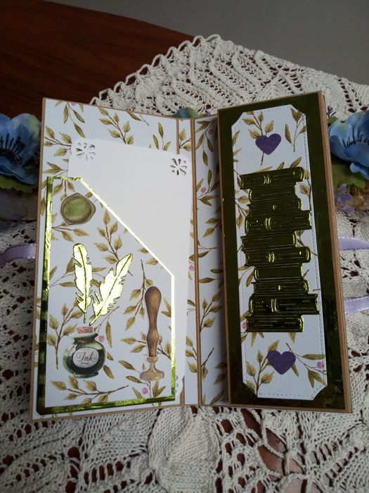Kartka okolicznościowa, czekoladownik dla nauczyciela, hand made