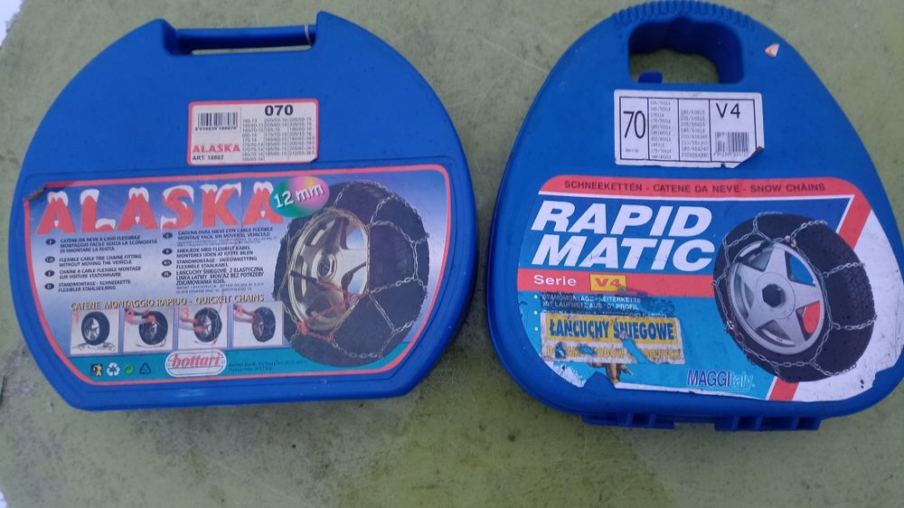 Łańcuchy śniegowe ALASKA i RAPID MATIC