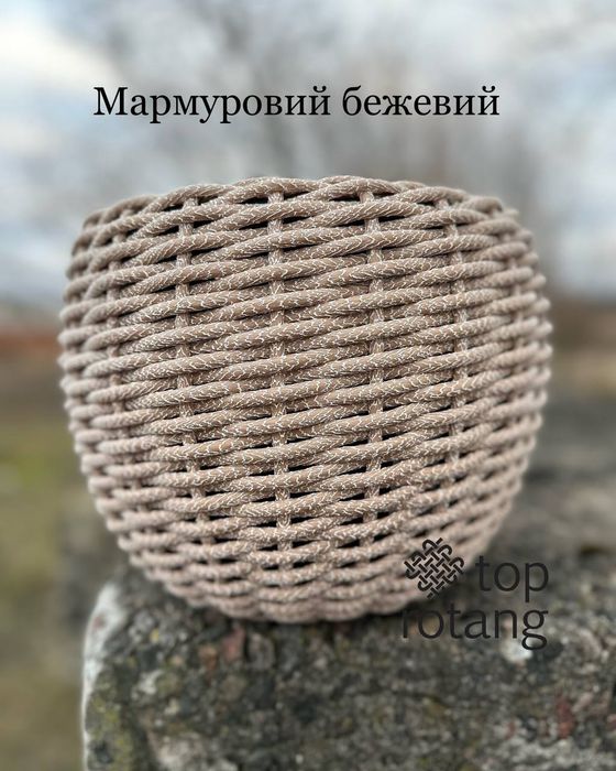 Ротанг для Кашпо Штучний ротанг 6мм