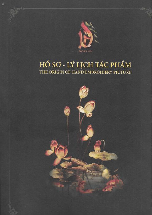 Quadro Vietnam Bordado a Seda