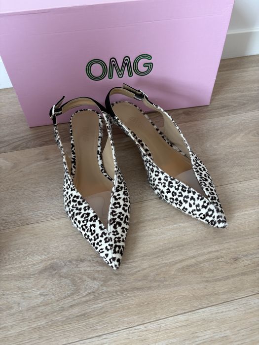 Туфлі жіночі OMG TOP HEELS white leo, 38