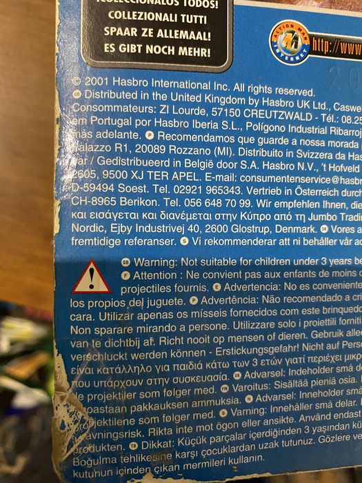 Action Man Tempest 2001 Hasbro ainda na embalagem