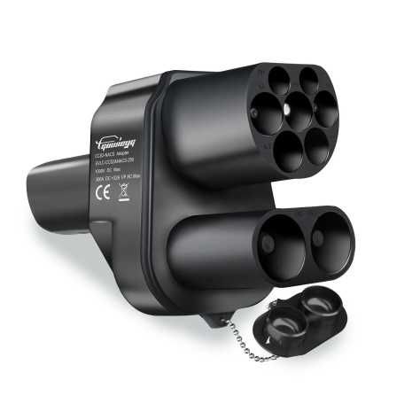 Адаптер перехідник GUWIEYG CCS2 combo+Type2 2в1 на TESLA USA