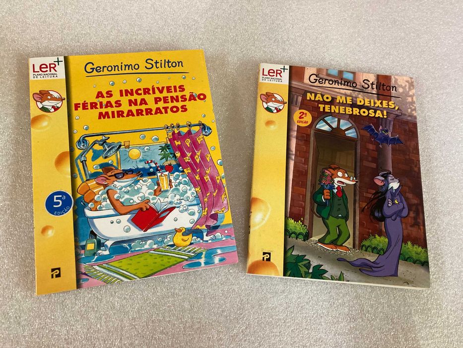 Livros da Colecção Geronimo Stilton Editorial Presença