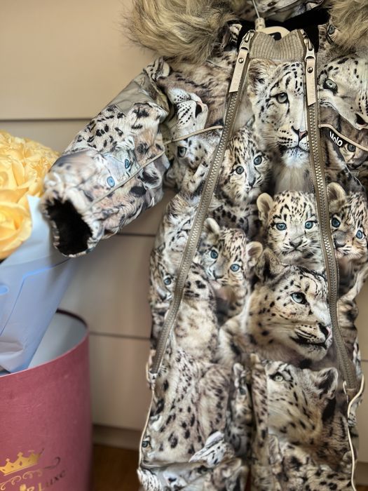 Термокомбінезон Molo Pyxis Fur Snowy Leopards  80 см