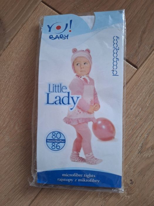 Rajstopy białe 80/86