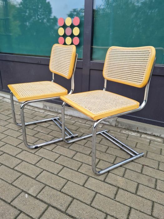 Włoskie krzesło Cesca,Marcel, Breuer,Bauhaus,Mid-Centry,vintage design