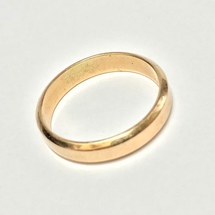 Złota OBRĄCZKA ślubna DAMSKA 14K klasyczna r. 17
