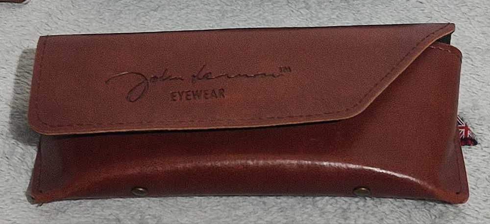 Estojo para óculos em Couro John Lennon