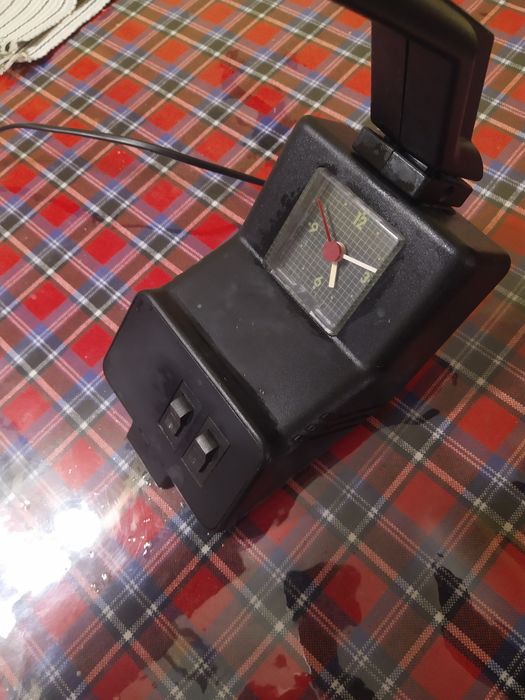 Lampka biurkowa z zegarkiem typ 27.B .101 Polamp