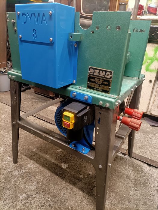 DYMA-8 osłona napędu, klucz do ustawiania noży