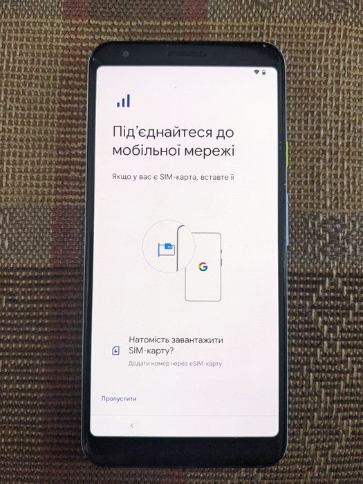 Смартфон Google Pixel 3a xl 4/64