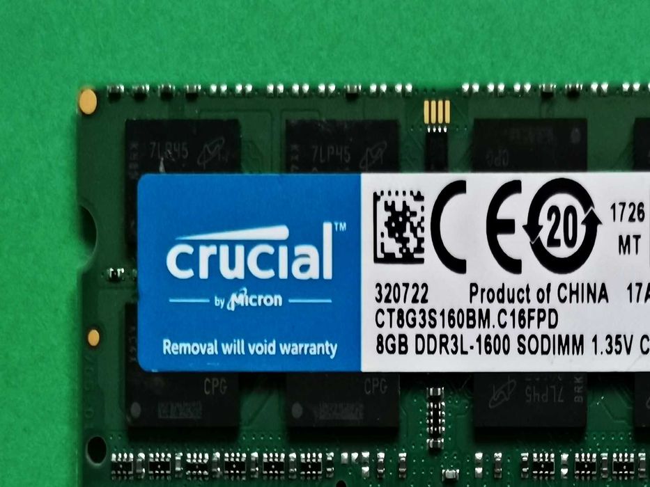 DDR3 8GB CruciaL 12800 L