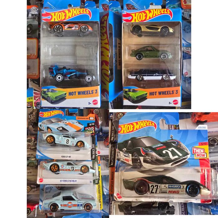 Modele Hot Wheels 55 szt. + 8 innych
