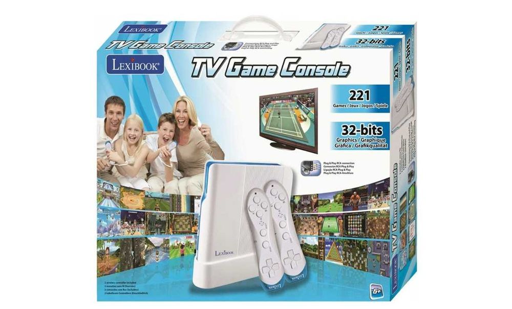 Konsola Lexibook JG7425 TV Game Console 221-IN-1