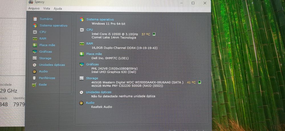 Pc Office DELL 3080 10ªG| i5 ou i7 | 16G/32G DDR4 | NVMe512 + HDD500 | WiFi | W11