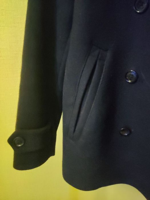 Пальто чоловіче Mango синє розмір М